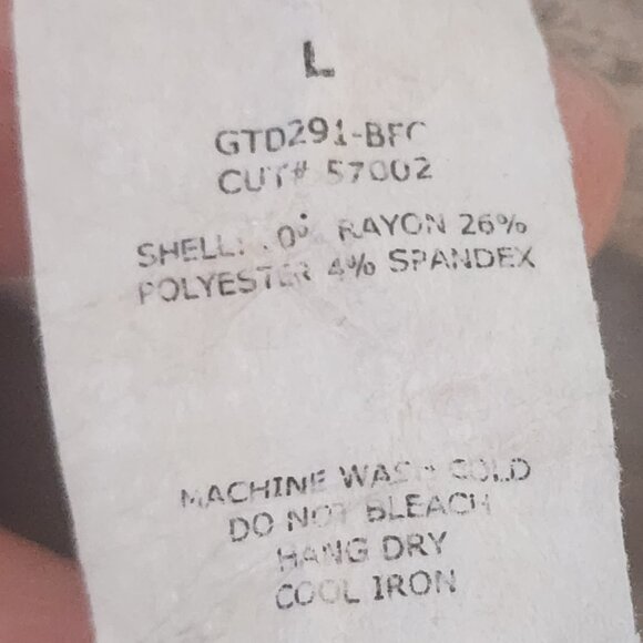 Green Envelope Los Angeles Pink Marled Drop Shoulder Cowl Rayon Poly Span Top L - Picture 16 of 16